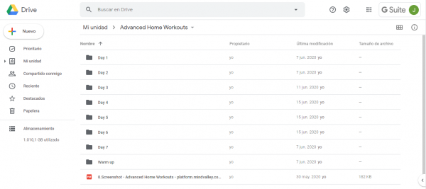 Advanced Home Workouts - Google Drive - drive.google.com